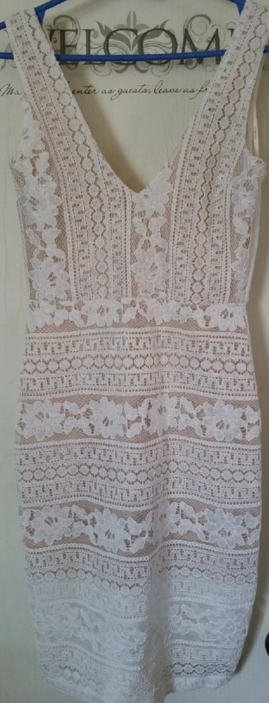 White lace dress